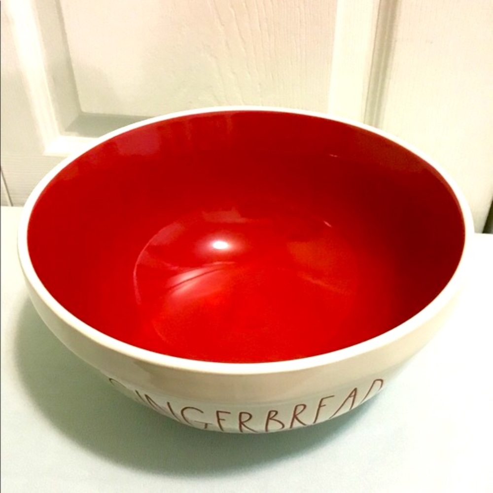 SALE 🔥🔥NEW Rae Dunn Large GINGERBREAD Ceramic Bowl - Picture 1 of 8